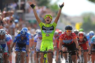 Andrea Guardini wins stage 18 of the 2012 Giro d'Italia in Vedelago