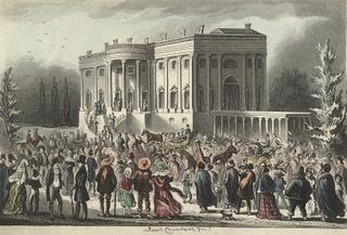 Andrew Jackson threw an epic party after his inauguration, including a tub of whiskey on the front lawn to get rowdy partygoers out of the house.