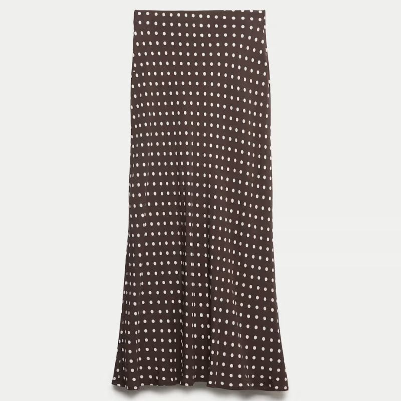 polka dot skirt