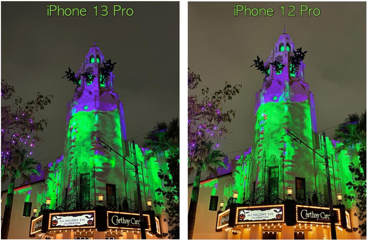 Dca Carthay Circle Halloween Iphone Comparison