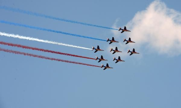 A flight over France
