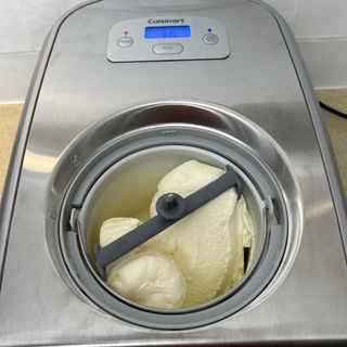 Reviewing the Cuisinart ice cream maker at home