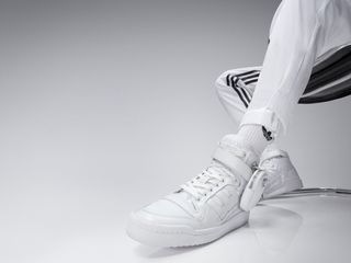 Adidas and Prada Re-Nylon Forum low-impact sneakers