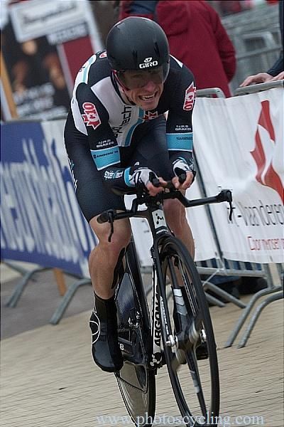 Ryan Roth was the top Pro Continental rider in 11th (Spidertech-C10)