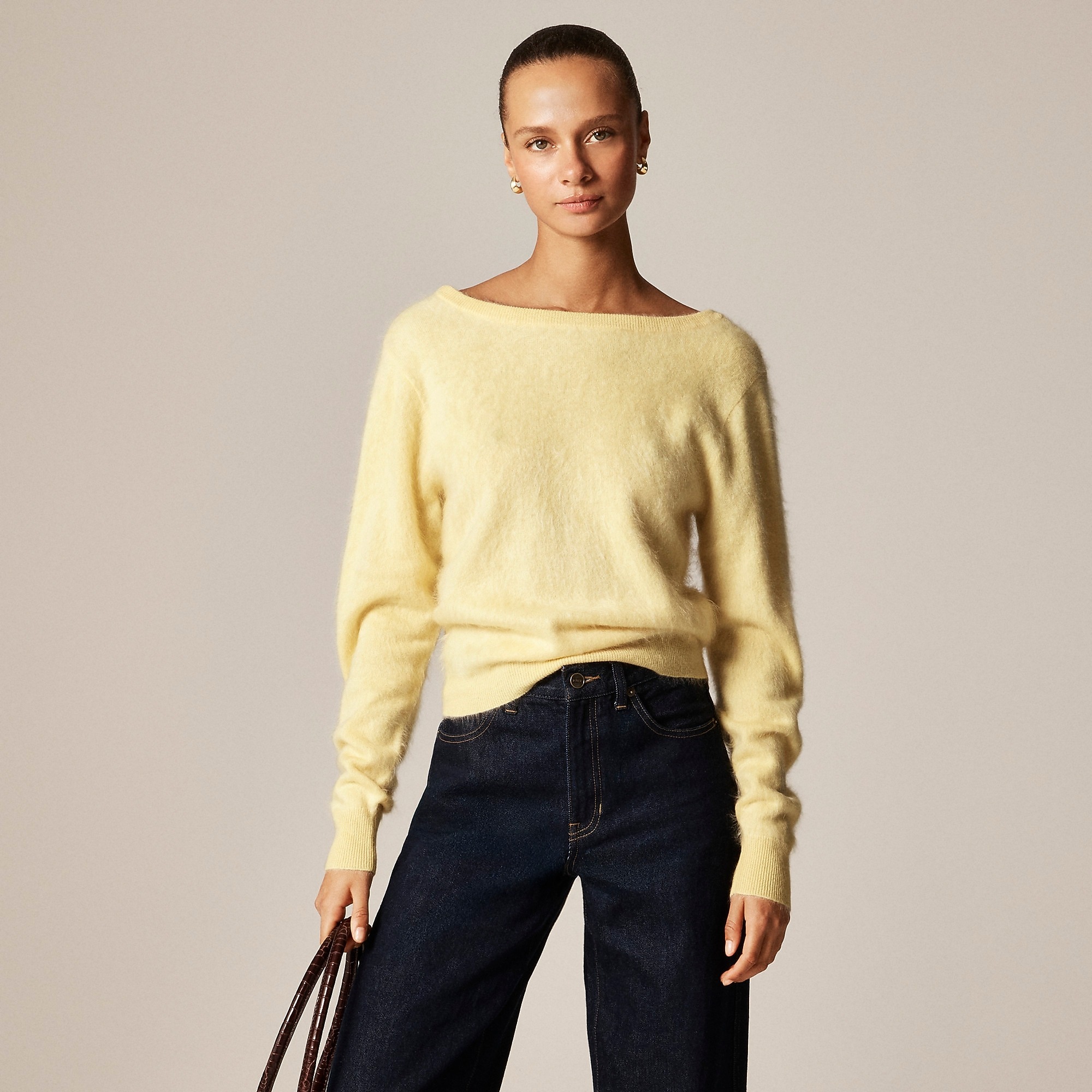 J.Crew, Brushed Cashmere Relaxed-Fit Reversible Cardigan