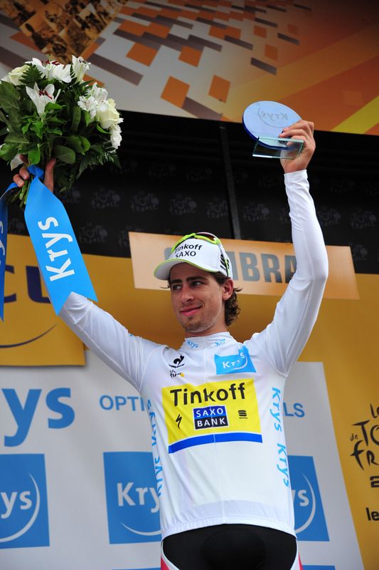Peter Sagan collects another white jersey