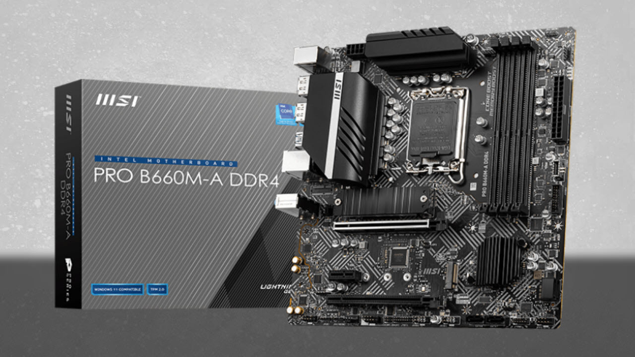 MSI Pro B660M-A DDR4 Motherboard Review: Pro Board on a Budget