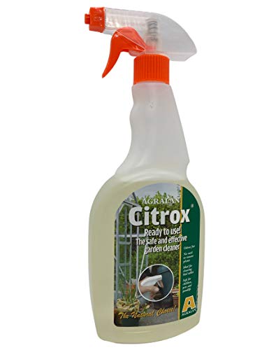 Agralan Citrox Ready to Use Natural Citrus Disinfectant Spray | for Garden, Greenhouses, Bird Tables, Tools &amp;amp; More | 750ml