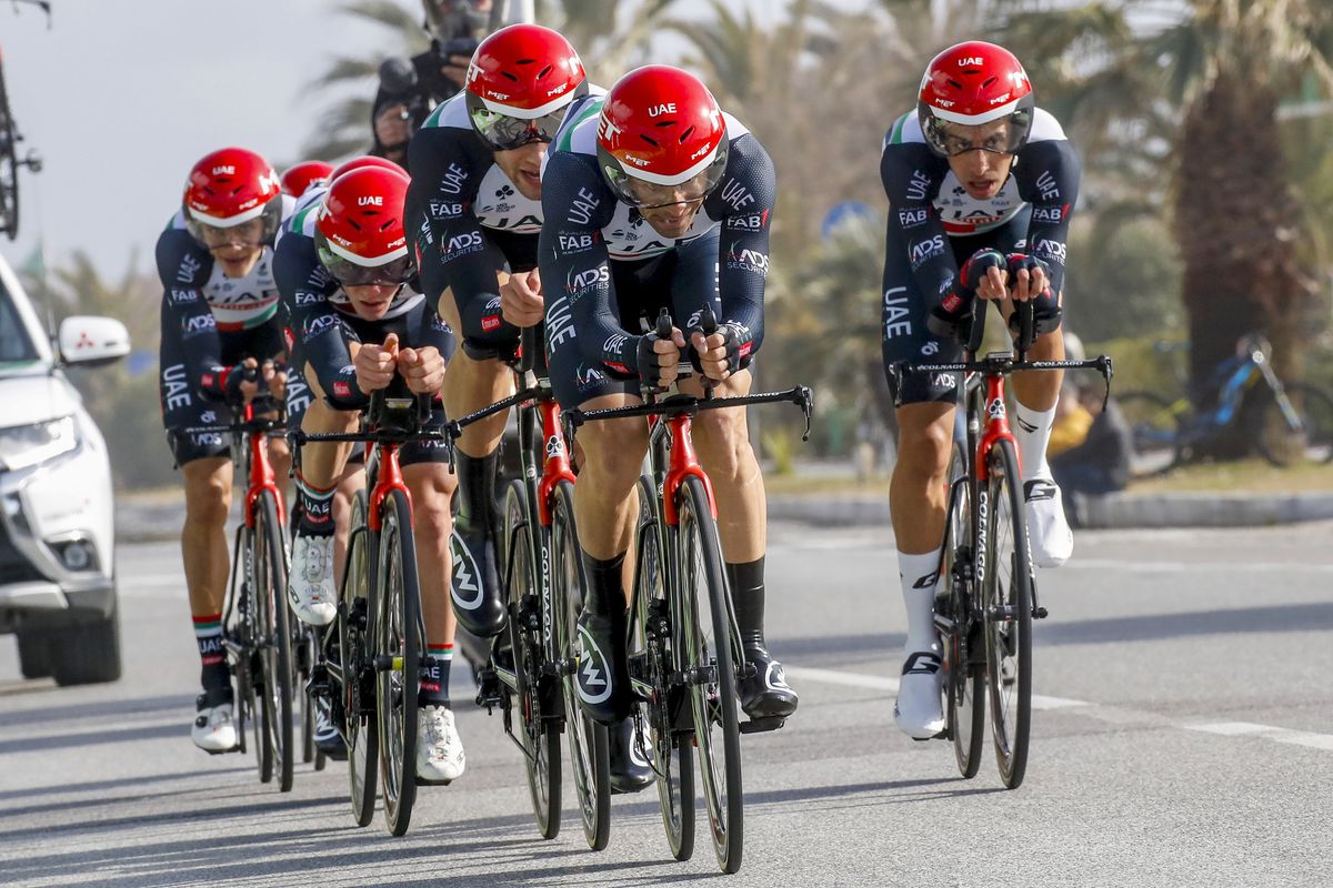 UAE Team Emirates in the TTT
