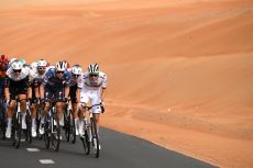 Tadej Pogačar on stage one of the UAE Tour