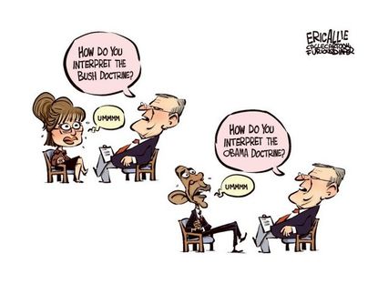 Obama pulls a Palin