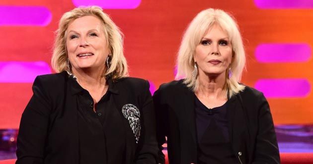 Joanna Lumley and Jennifer Saunders