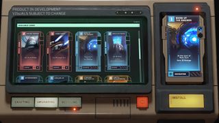 Earthless card select screen