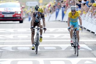 Jean-Christophe Peraud moved himself closer the final podium by following Nibali