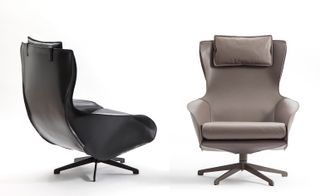 Cassina’s ’Cab 412’ lounge chair, launched in 1977