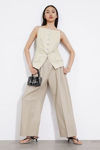 Wide Tailored Trousers