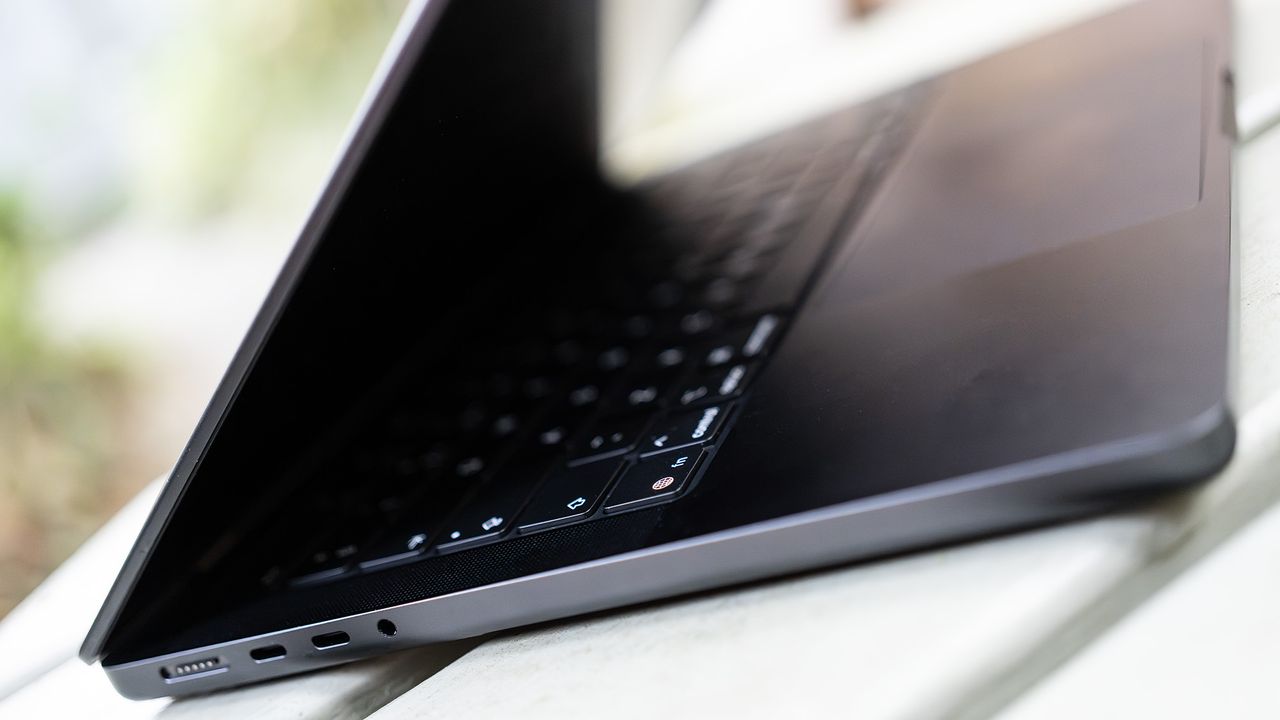 Apple 14-inch MacBook Pro with an M5 processor inside it