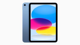 Ein iPad 10.2 2022 in Blau