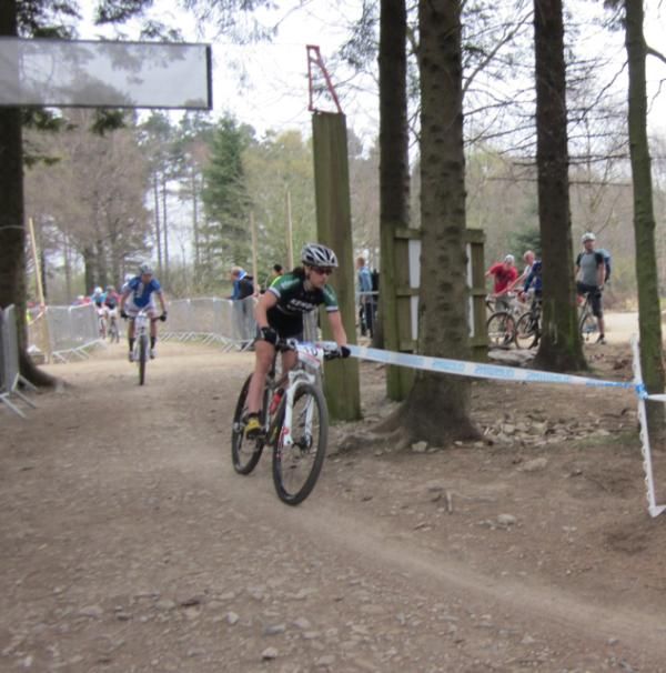 Mary McConneloug races in Dalby.