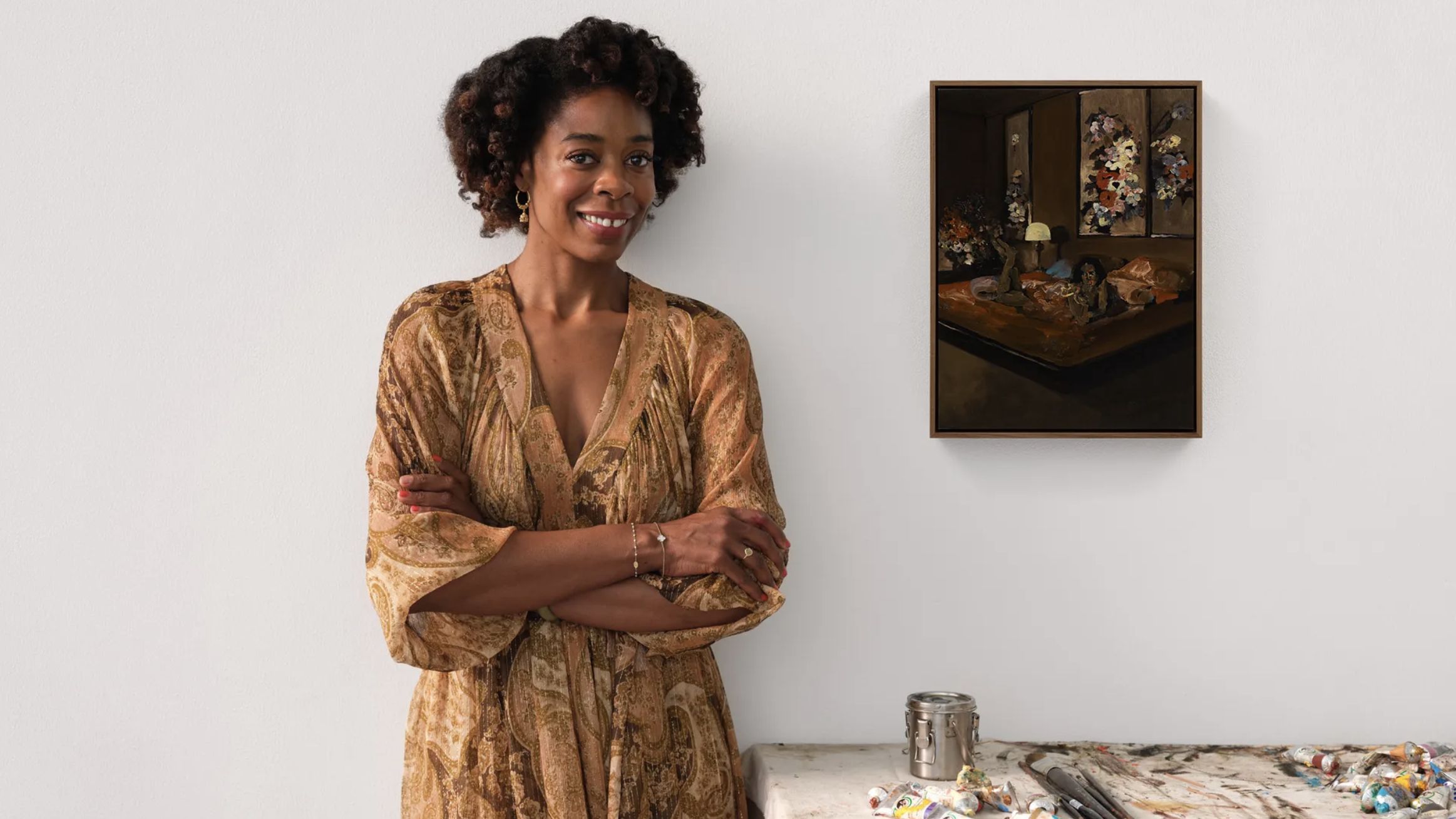 Discover Danielle Mckinney's paintings, celebrating a woman's solitude
