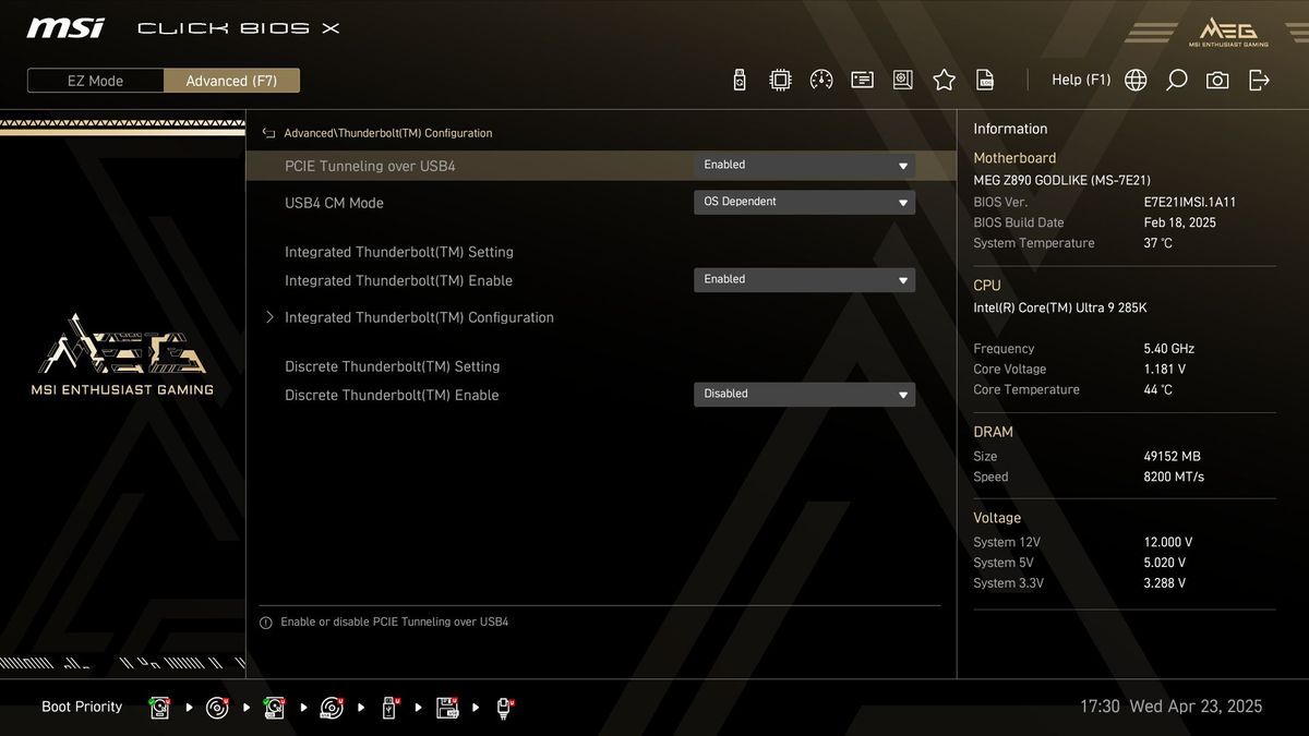 MSI Z890 Godlike
