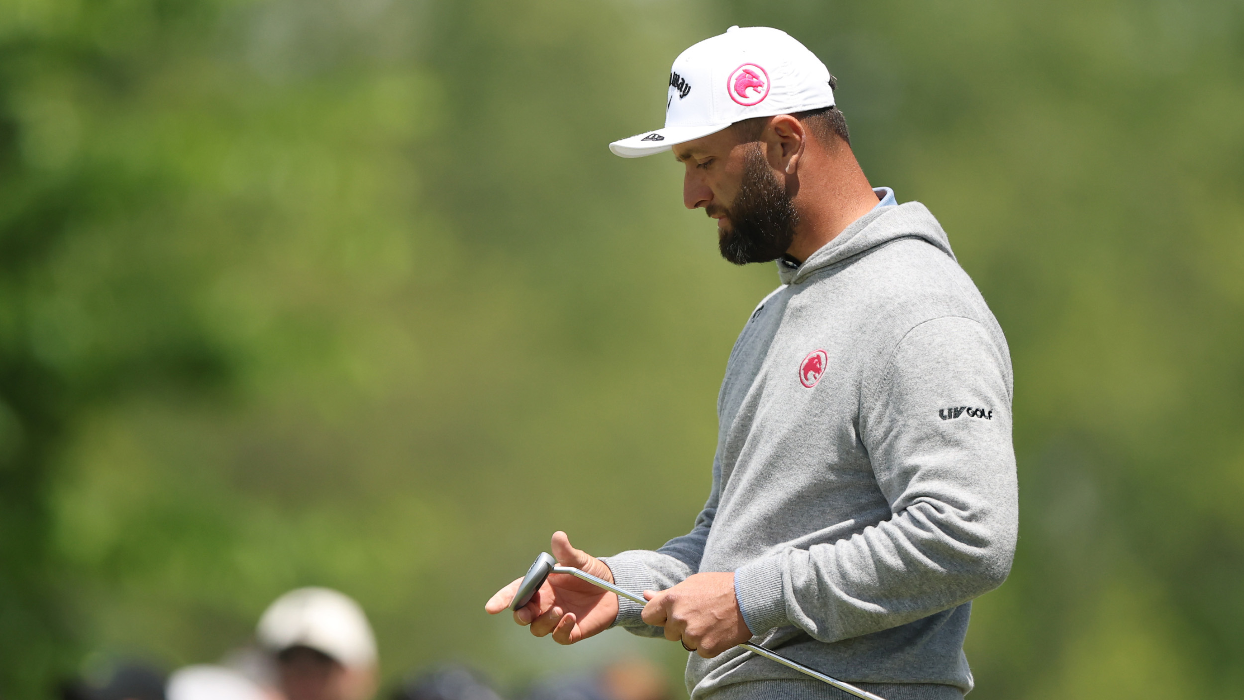 Jon Rahm on day one of the PGA Championship at Aronimink