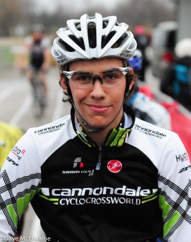 Curtis White (Cannondale Cyclocrossworld.com) in the second row