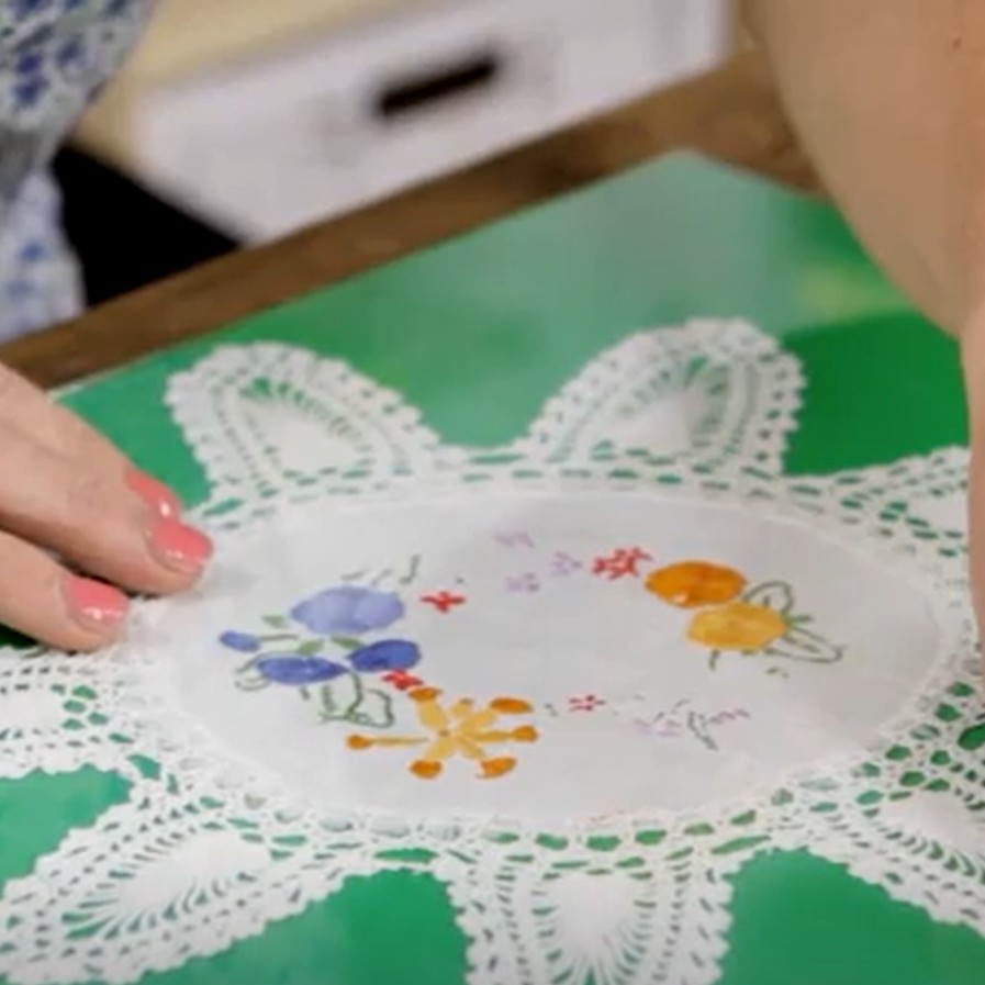 picture frame into a tea tray