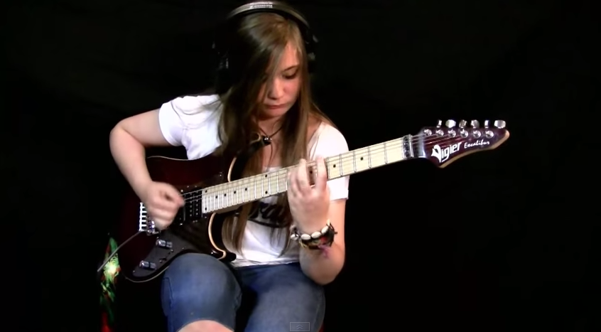 16-Year-Old Tina S. Plays Metallica's 