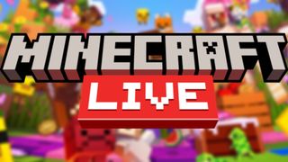 The Minecraft Live logo over a promotional image for the Tiny Takeover drop.