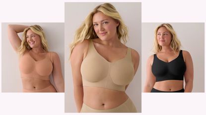 Model wearing Evelyn & Bobbie Busty Bra