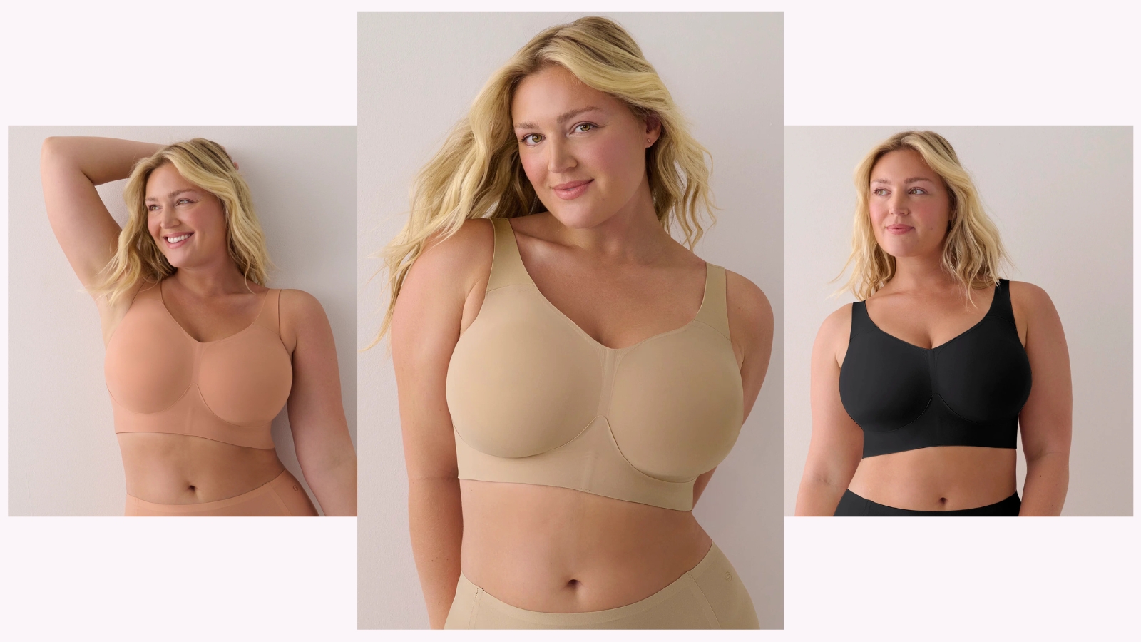 Model wearing Evelyn &amp; Bobbie Busty Bra