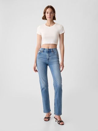 High Rise ’90s Straight Jeans