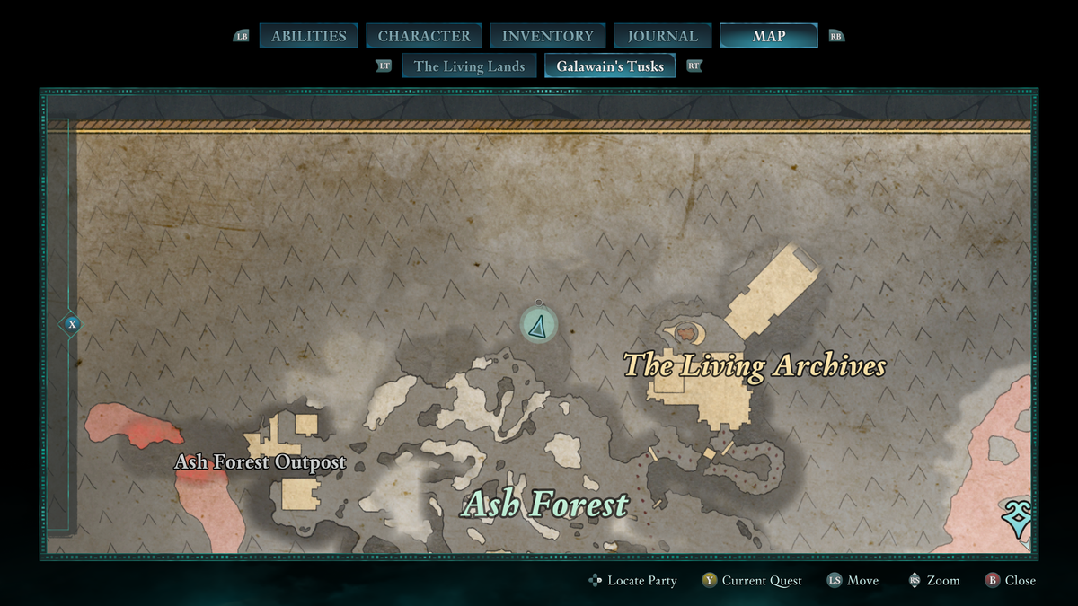 Avowed map location for treasure