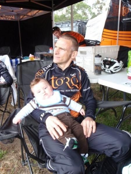 Dean and Jarvis having a rest.