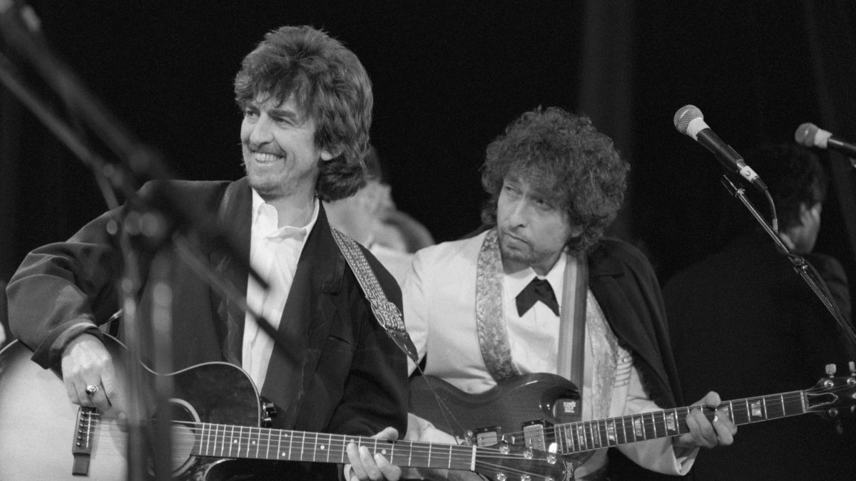 George Harrison and Bob Dylan