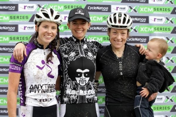 Elite women's podium