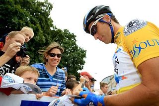 Christian Vandevelde (Garmin-Chipotle) enjoyed his victory of the 2008 Tour of Missouri