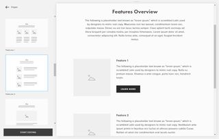 The built-in page templates are great, and it's easy to add your own elements