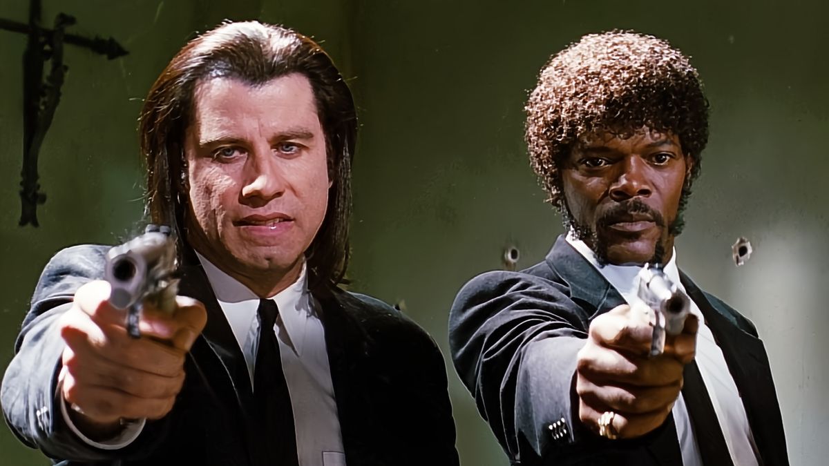 John Travolta and Samuel L. Jackson in Pulp Fiction