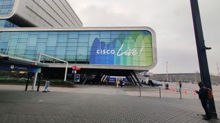 RAI amsterdam with Cisco Live branding