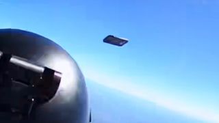 iPhone falling through the air