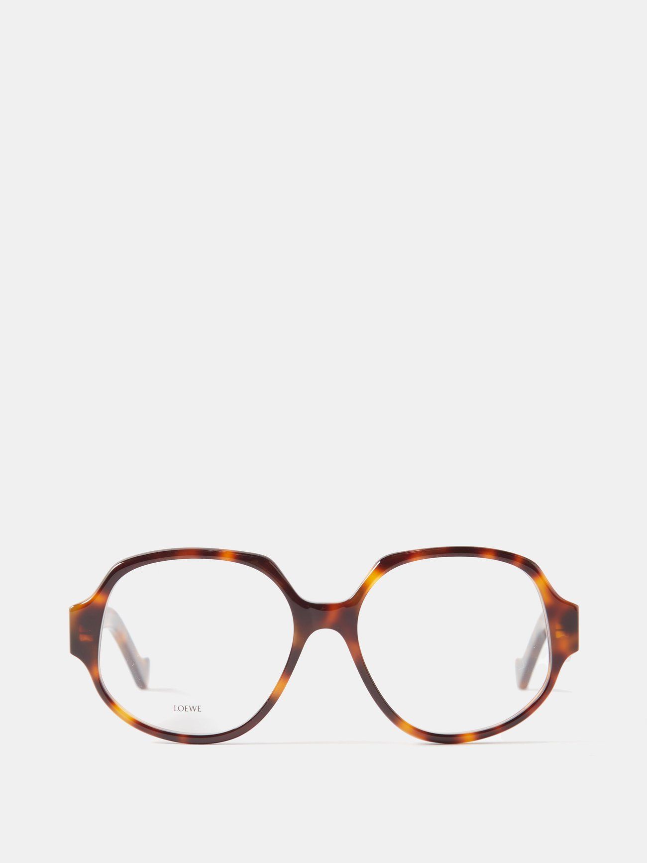 Oversized round acetate glasses