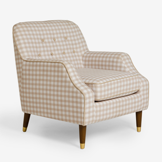 Nina Campbell Walton Accent Chair natural bracken