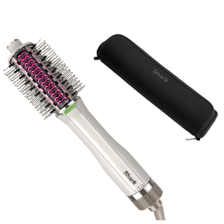 Shark Ht212 Smoothstyle Heated Comb + Blow Dryer Brush With Heat Resistant Storage Bag, Dual Mode, for All Hair Types, Silk