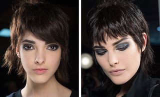 The girls at Marc Jacobs sported a messy modern-day look