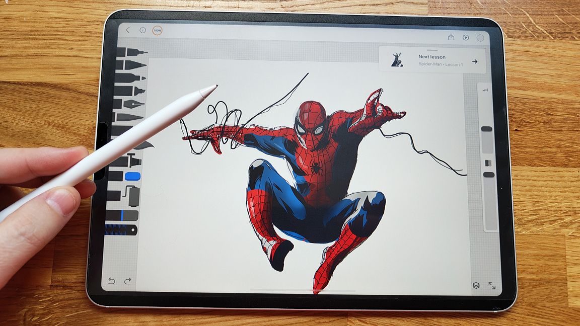 I just learned to draw the Marvel way on iPad, and you can too