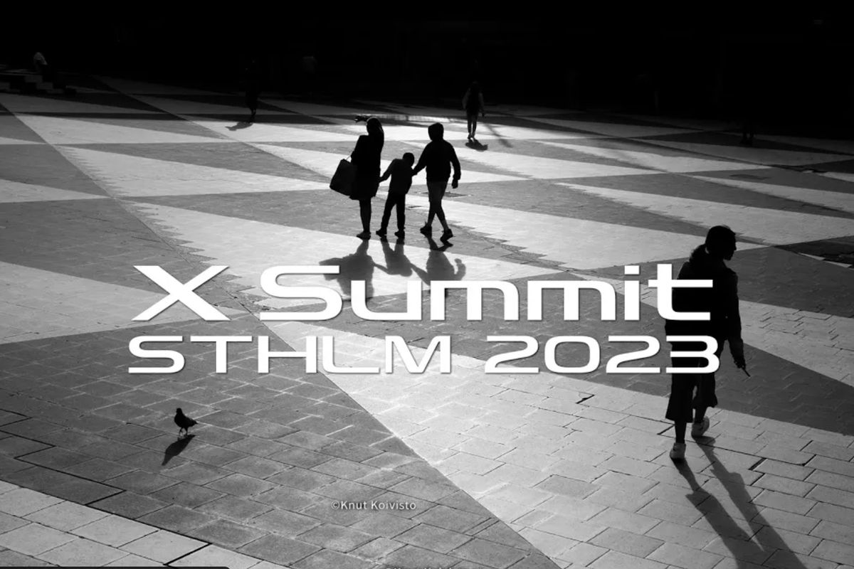 Fujifilm X-Summit Stockholm 2023 YouTube screengrab