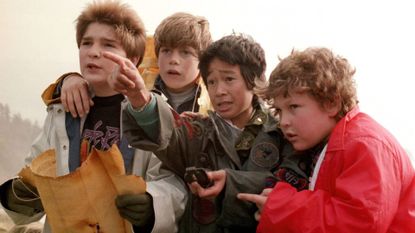 The cast of The Goonies