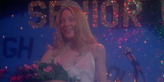 Carrie (Sissy Spacek) is named queen of the prom in Carrie